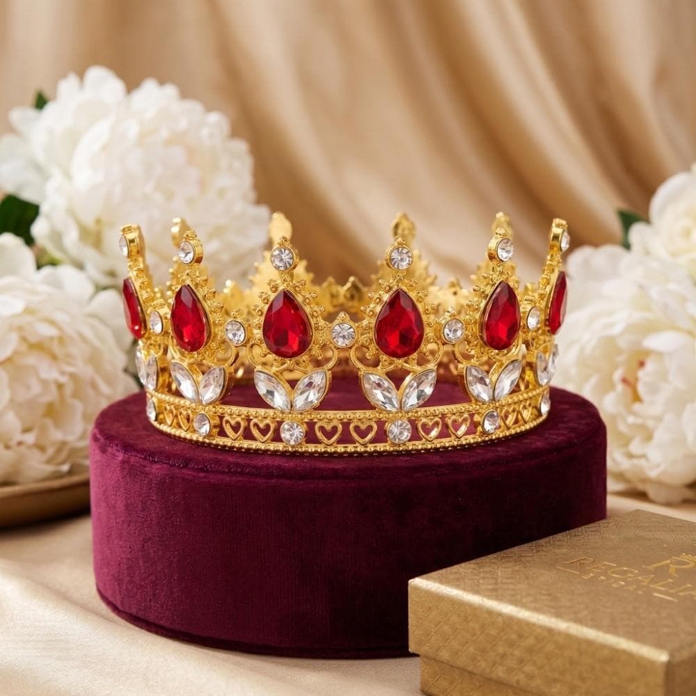 Tiara De Casamento , Coroa De Cristal Vintage Estilo Barroco Joias Elegante Com Strass