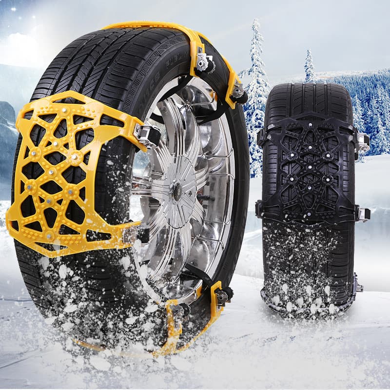 Carro antiderrapante corrente carro fora de estrada veículo suv emergência Universal chuva neve pneu anti-deslizamento c
