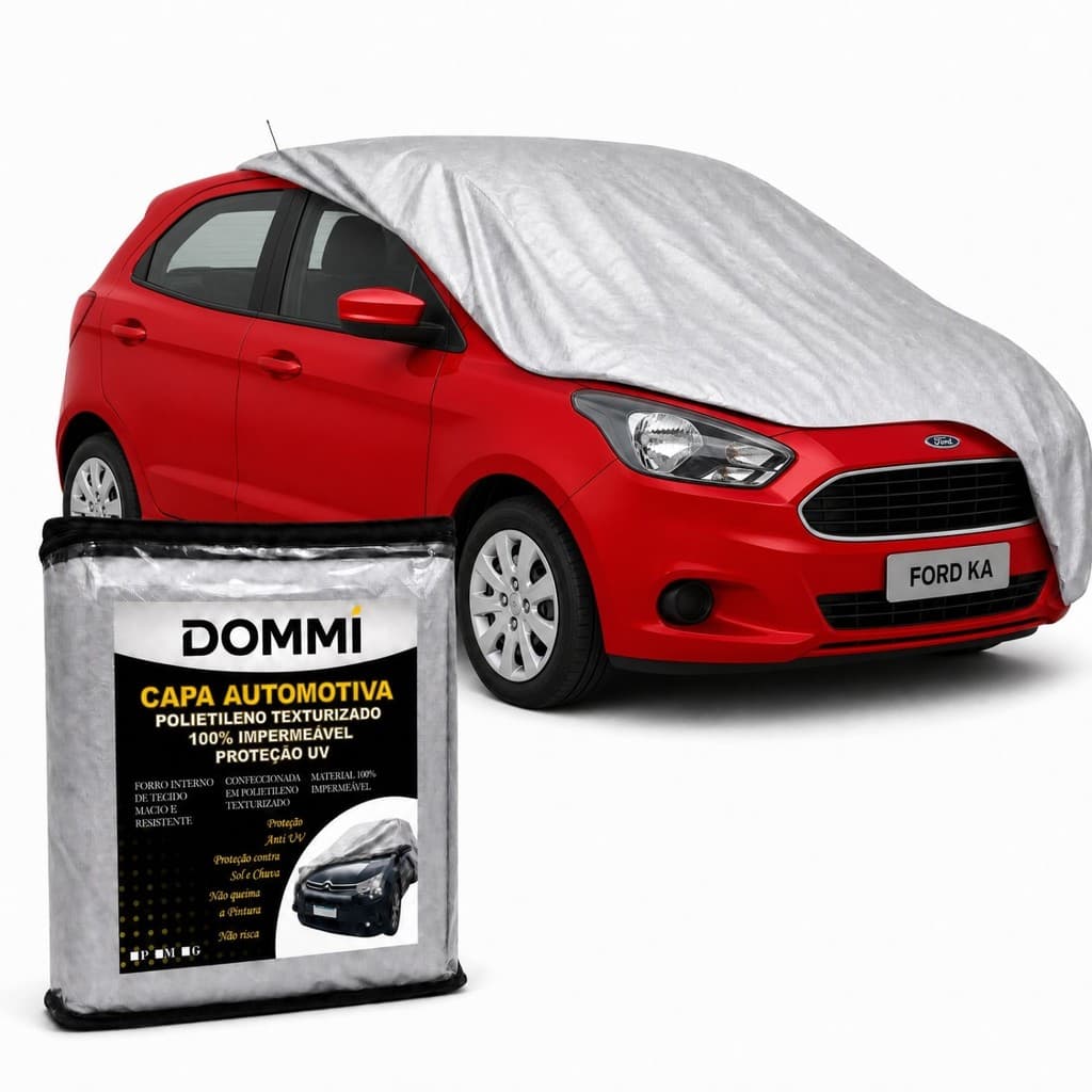 Capa impermeavel para Ford Ka Com Forro Total Impermeável Proteção Sol Chuva Poeira Anti-UV