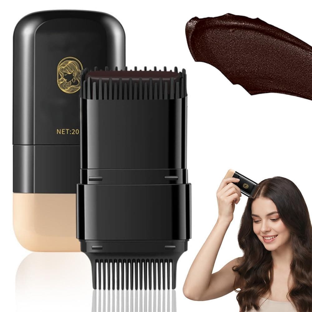 Bastão de tintura de cabelo 2 em 1 com pente embutido, nova ferramenta portátil de tintura de cabelo 2026, à prova d'águ