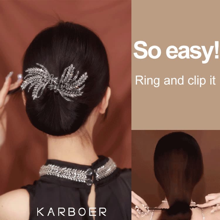 【Elegância Instantânea】Hair Plate Twist Clip/Clipe de Borboleta/Prendedor de Cabelo para Mulheres