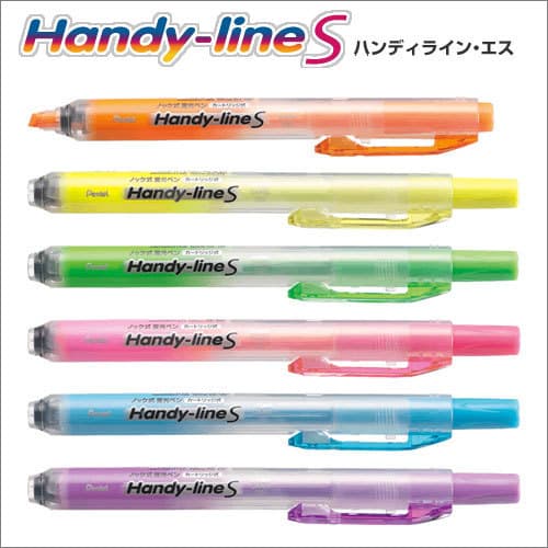 Japão Pentel SXS15 Push Tipo Marcador Verde Claro Céu Azul Rosa Amarelo Roxo Laranja Opcional