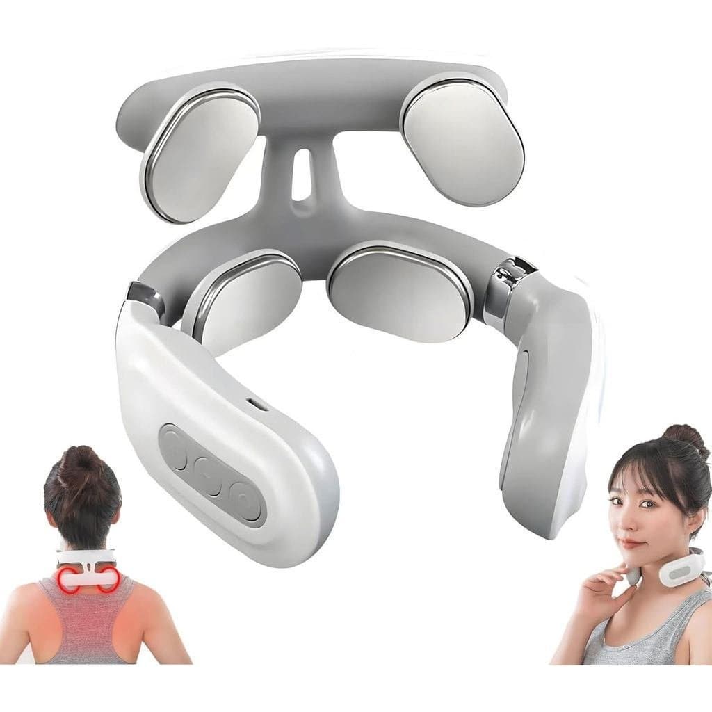 Massageador de Pescoço Vitality Magic Pro2.0, Versão Atualizada 2025, Massageador de Pescoço Magic Pro2.0 com 4 Cabeças,