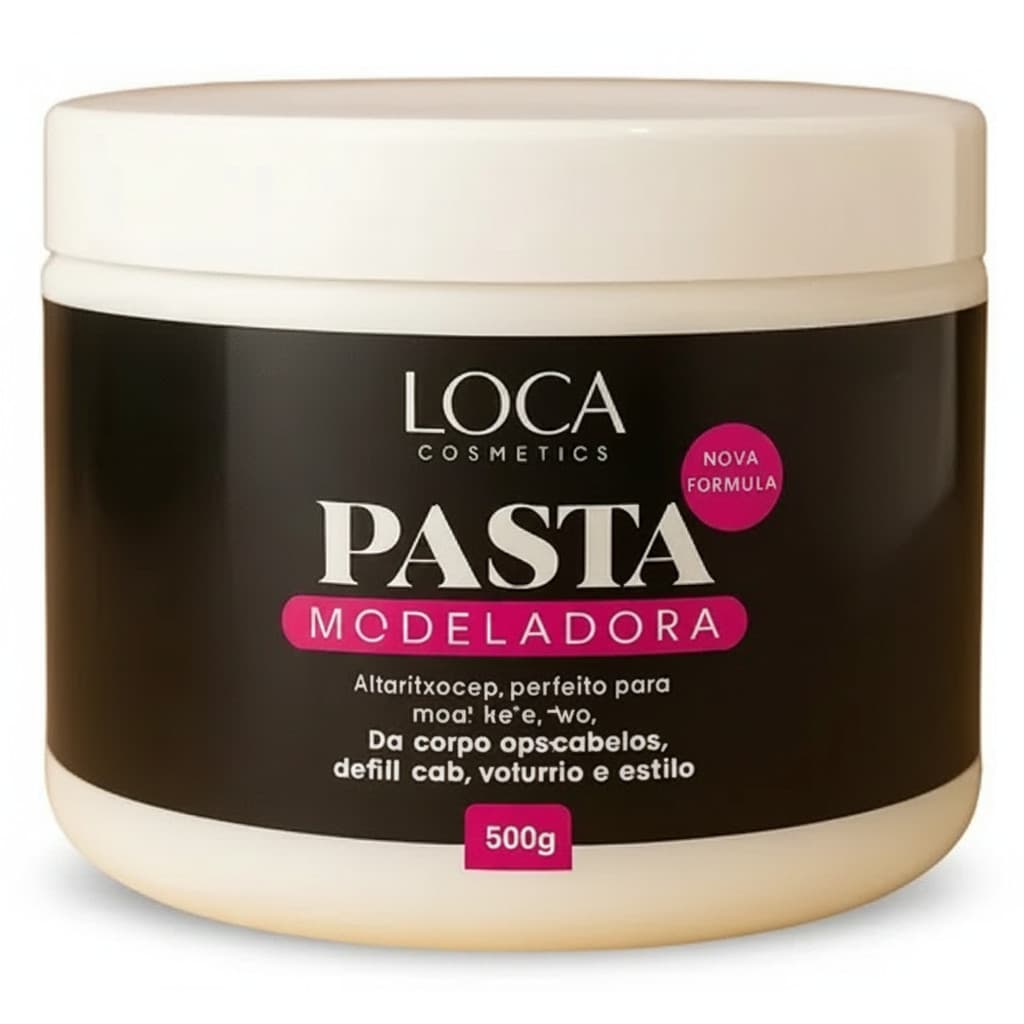 Modelador Cabelo Masculino Loca Cosméticos 500g Efeito Seco