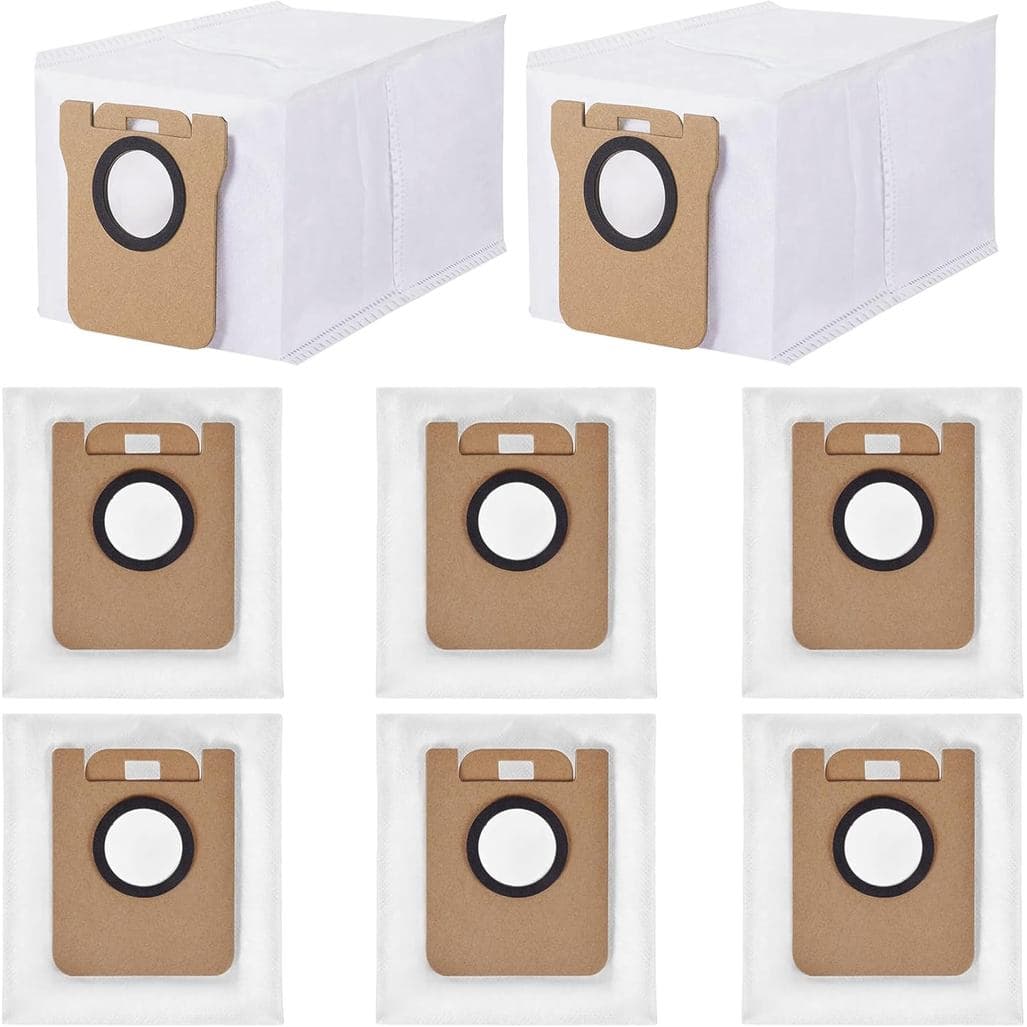 Pacote com 8 Sacos de Pó Compatíveis com Aspiradores Robô Drametech D10 Plus Z10 Pro L10 Plus, Sacos Descartáveis para B