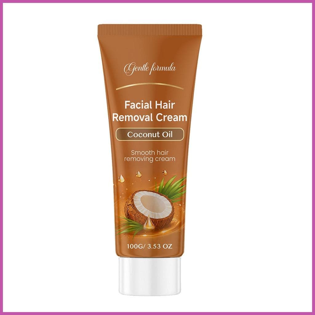 Creme De Remoção De Pelos Faciais , 100g , Suave , Calmante , Portátil , Removedor Para Bochechas , Axilas , Braços , Ca