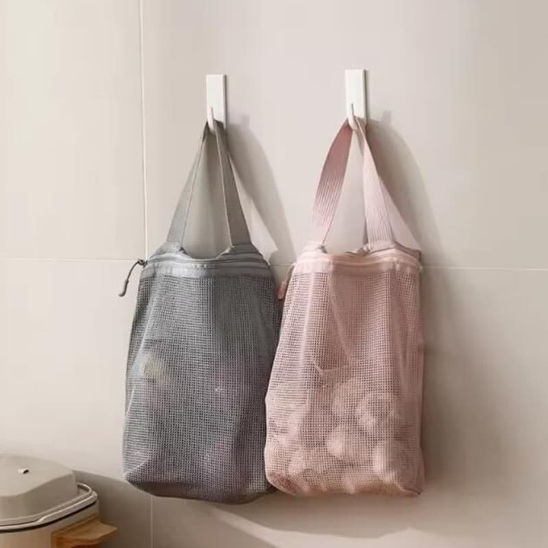 Bolsa De Higiene Pessoal Projetada LALA-Minimally , Maquiagem Portátil De Malha , Banho Feminino , Fitness , Viagens , R