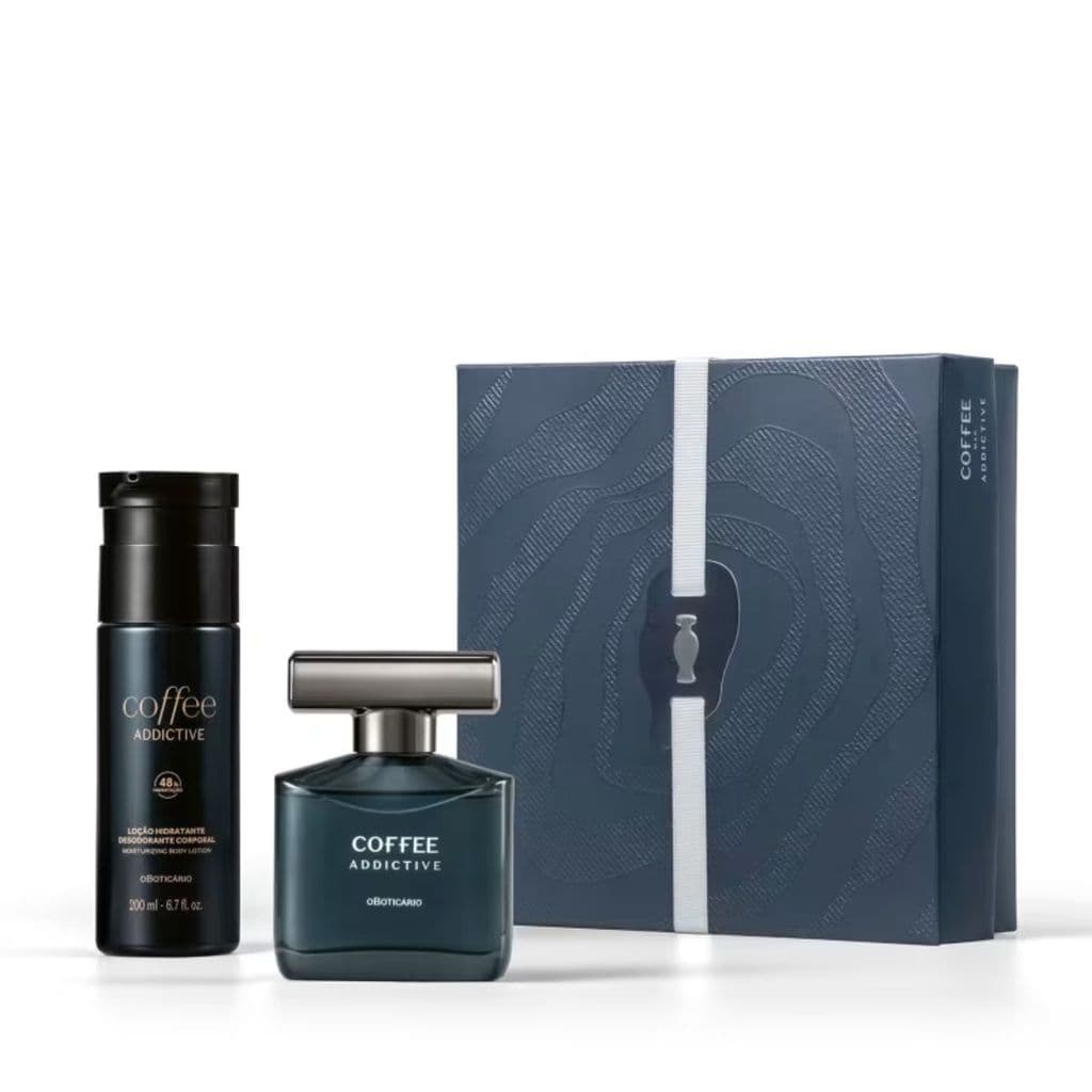 Presente Coffee Man Addictive Pais 26 O Boticário Perfume e Hidratante