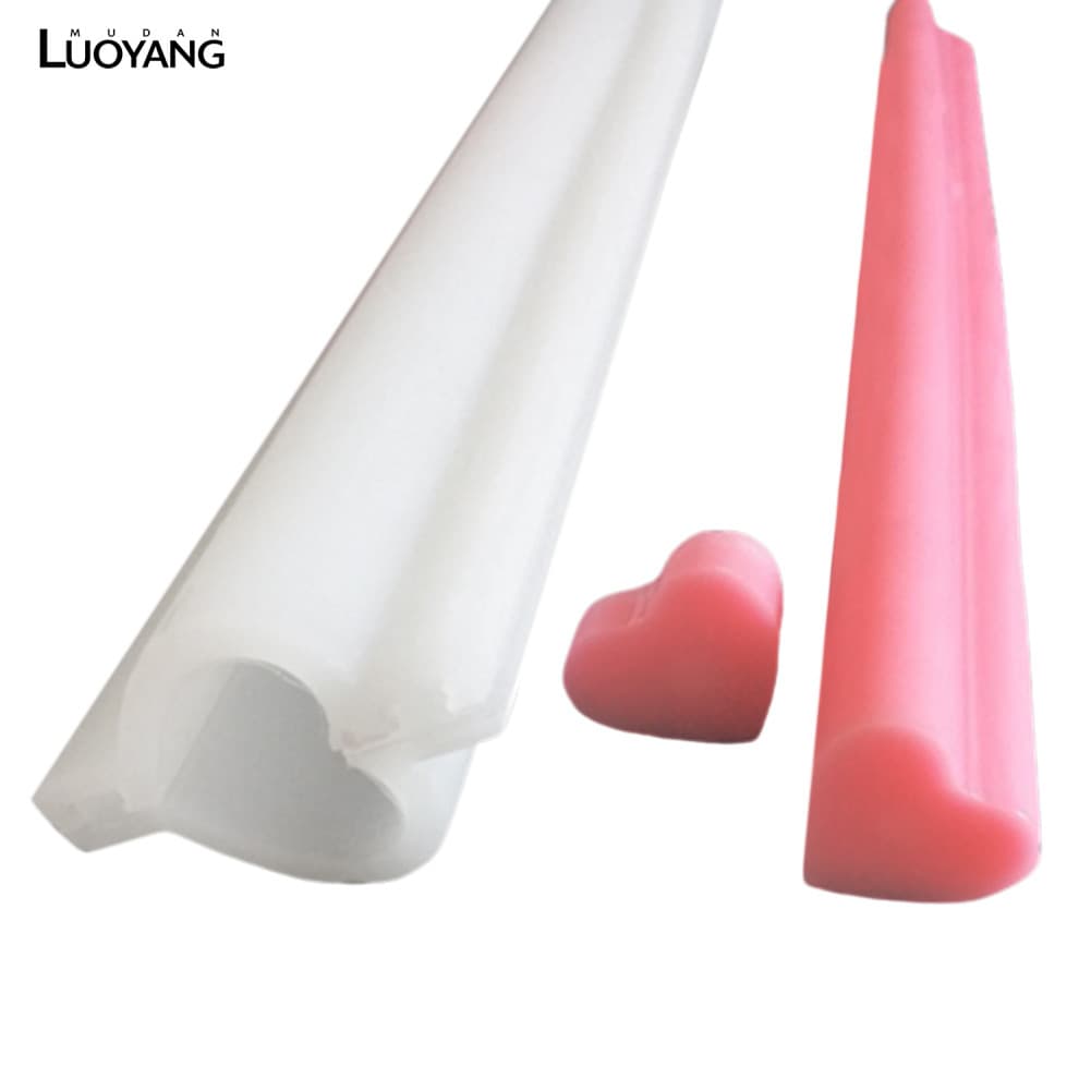 Golfinho Redondo Formato De Coração Silicone Sabão Molde Tubo Artesanal Bolo Ferramenta De Cozimento