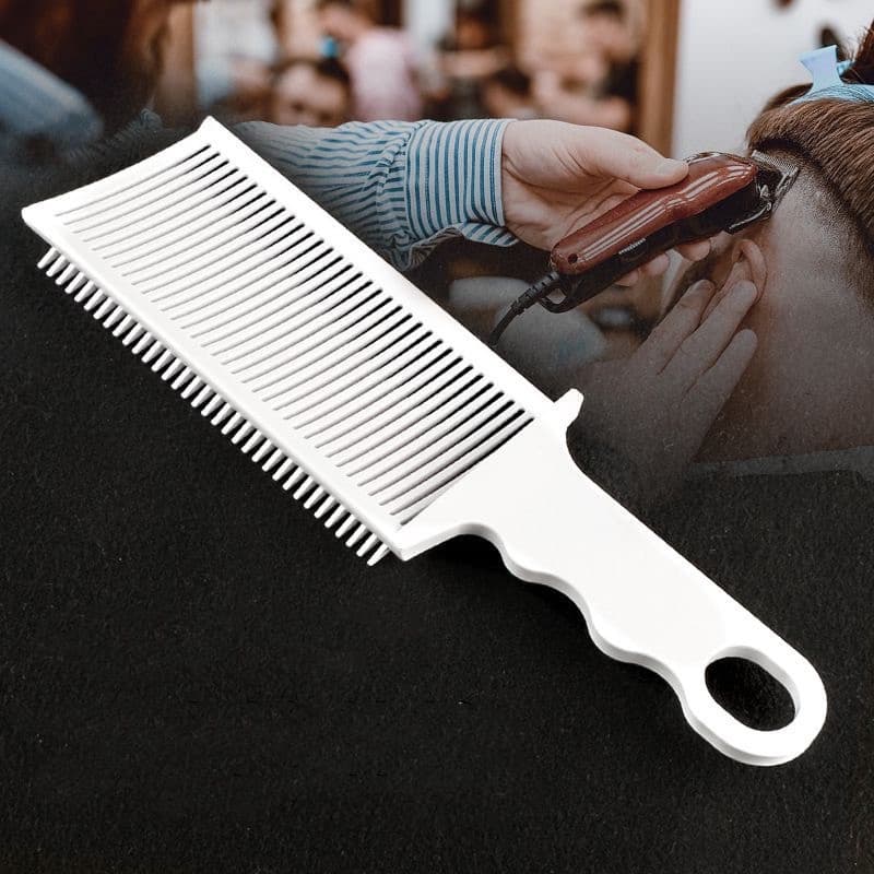 Pente para desvanecimento de cabelo masculino, uma ferramenta especializada para salões de beleza para posicionar pentea