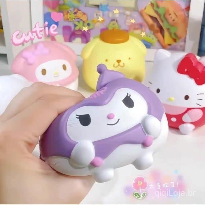Boneca De Descompressão Kuromi Toy Release Squeezing Joy Rebound Lento Decoração De Pequenos Presentes