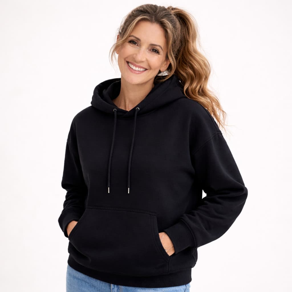 Moletom Feminino Canguru Casual Quentinho Casaco de Inverno Blusa Conforto Total