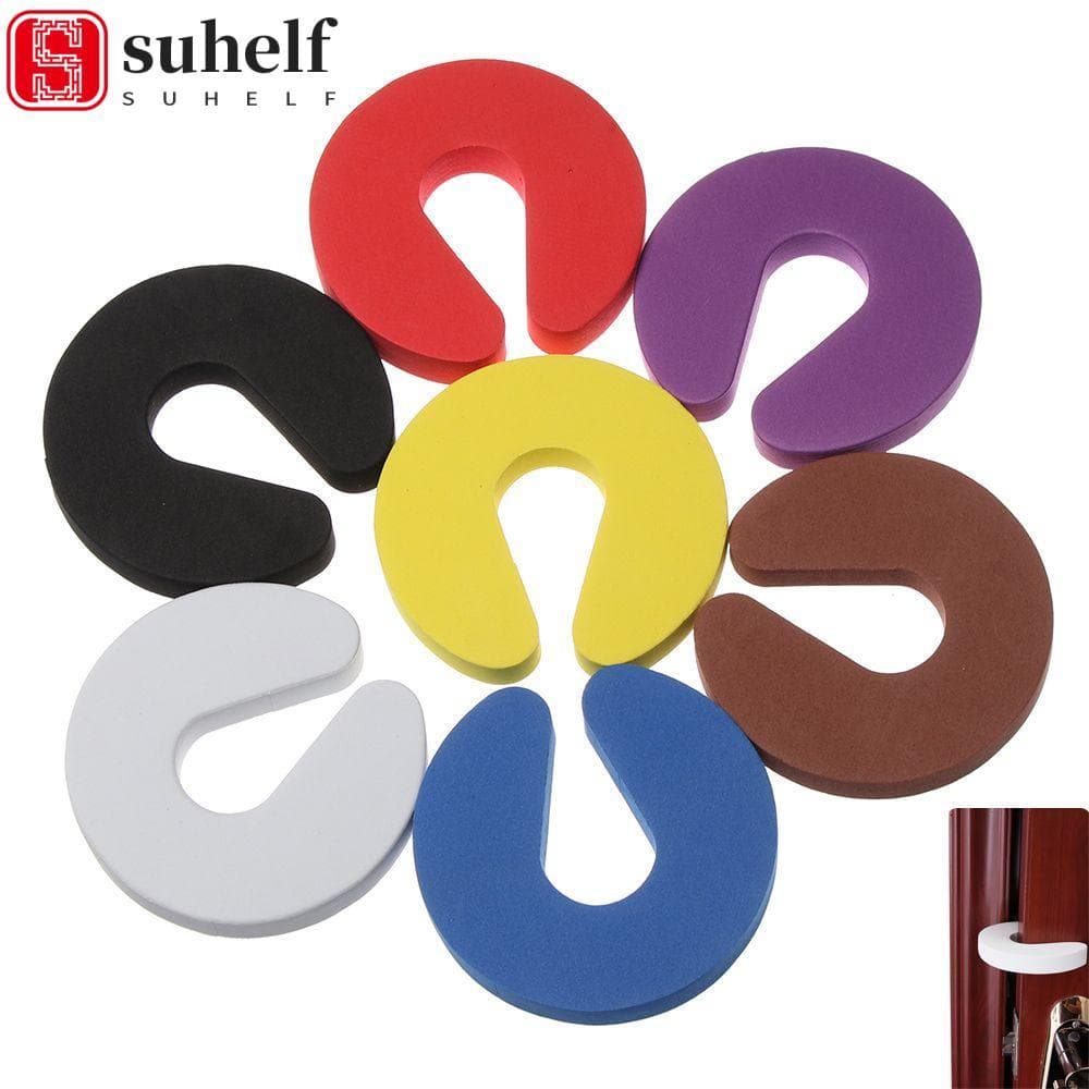 SUHELF 4PCS Guarda Soft Protetor De Dedo Com Clipe De Porta