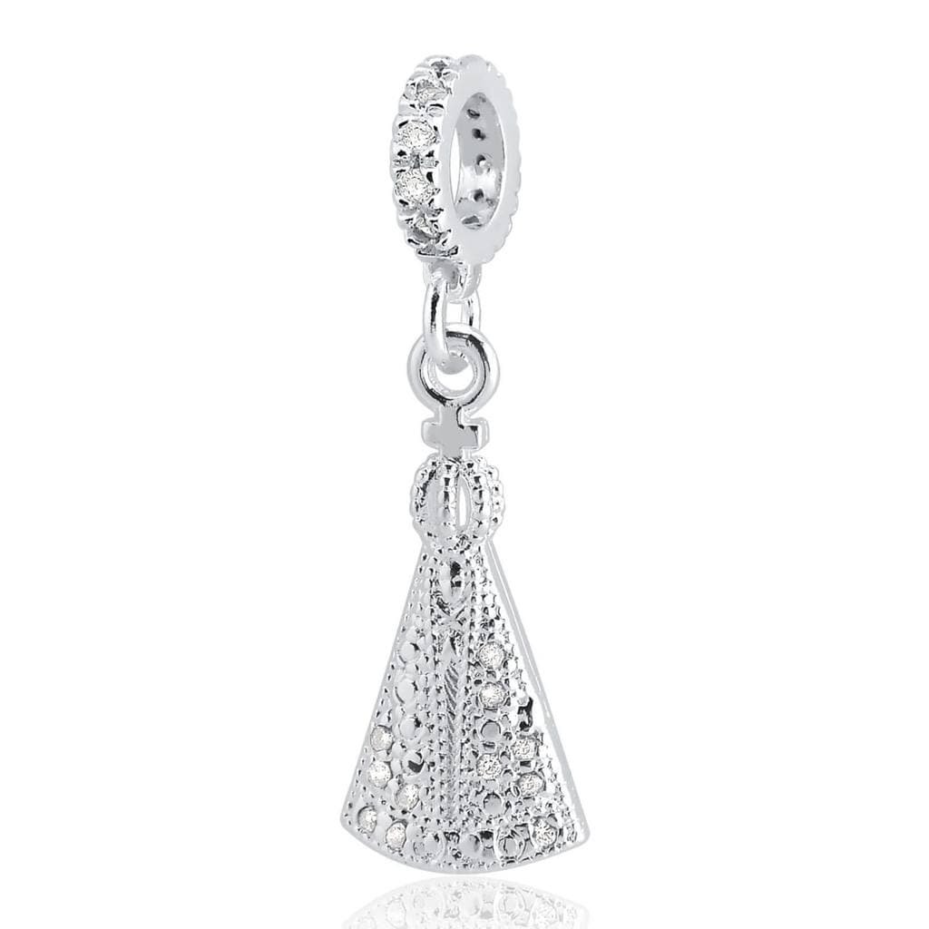 Berloque Nossa Senhora Cristal