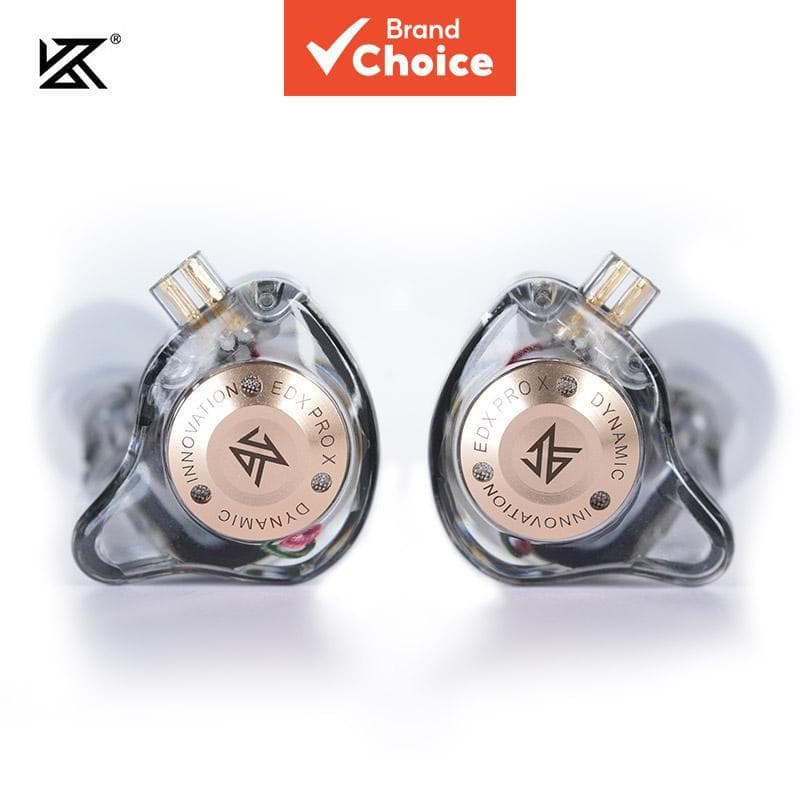 KZ EDX Pro X Fones de Ouvido Drivers Dinâmicos Fones de Ouvido com Fio HiFi Intra-Auriculares Graves Profundos Fones de