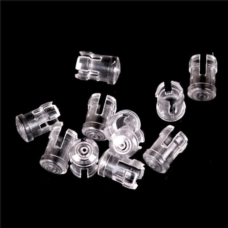SKMY 10PCS 3mm LED Protetor De Abajur De Diodo Emissor De Luz Transparente SKK