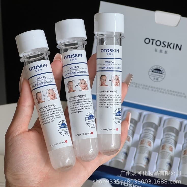Máscara facial suíça sem tubo de ensaio com certificação de dispositivo médico, hidratante, umectante, clareadora e ilum