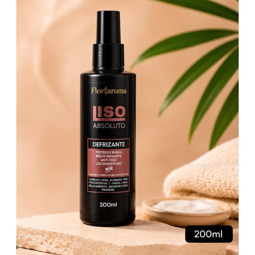 Defrizante Liso Absoluto 200ml - Flor & aroma