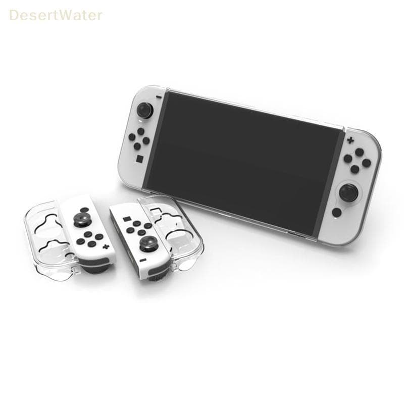 < DesertW > Cristal Proteger Interruptor Shellpatível OLED Transparente Capa Dura Para Switch Console Acessórios Novo