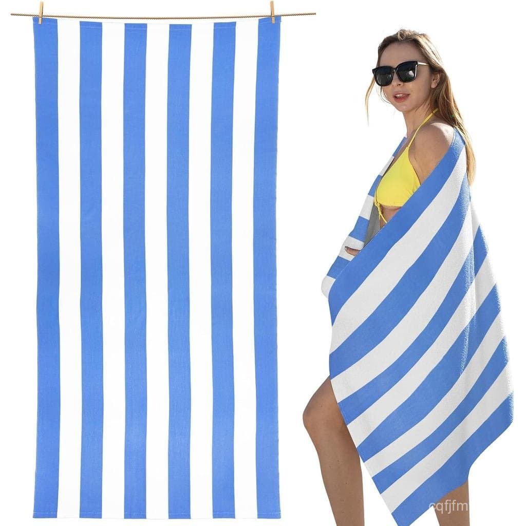 Toalha de Praia de Microfibra Cabanana Oversized - 70"x 35" Toalhas de Praia Leves e de Secagem Rápida, Sem Areia, para