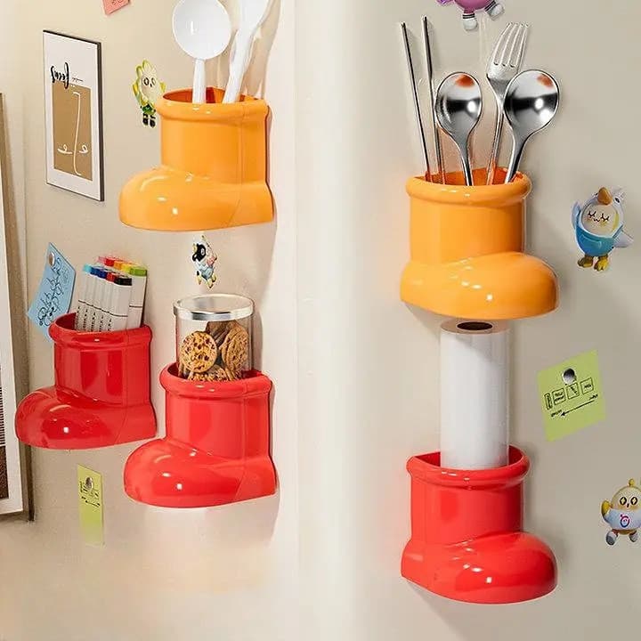 Botas Decorativas Organizador de Casa Com Imã Magnético Artigo de Cozinha - Modernas e Elegantes - Envio Expresso