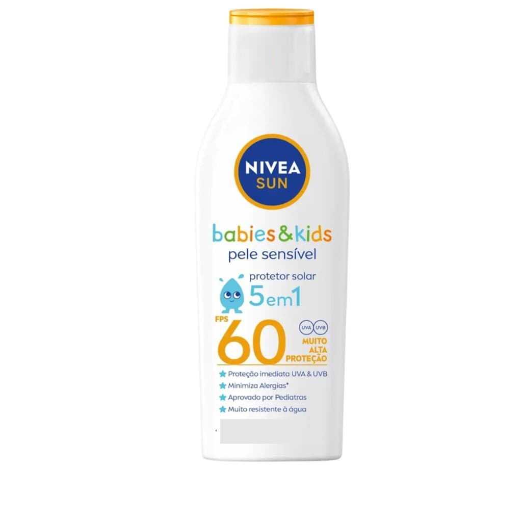 Protetor Solar Infantil e Bebê Pele Sensível FPS60  Nivea 100ml