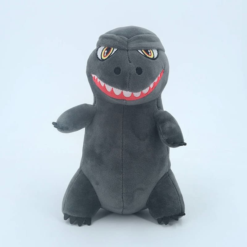Brinquedo de Pelúcia Macio e Fofo de 23cm, Versão Q do Godzilla em Estilo Anime, Boneco de Animal Kawaii Lance Travis OW