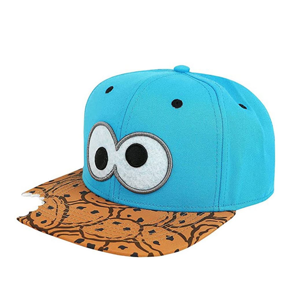 Boné de Beisebol Divertido com Estampa de Desenho Animado, Boné Unissex de Aba Reta Estilo Hip-Hop, Ajustável e Moderno