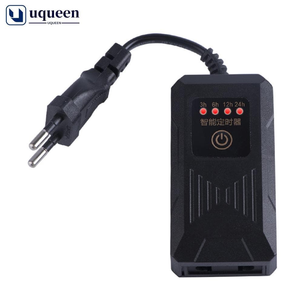 UQUEEN Interruptor De Temporizador Inteligente De Ciclo De 24 Horas Para Luz De Aquário Bomba UV Tomada Diária De Econom