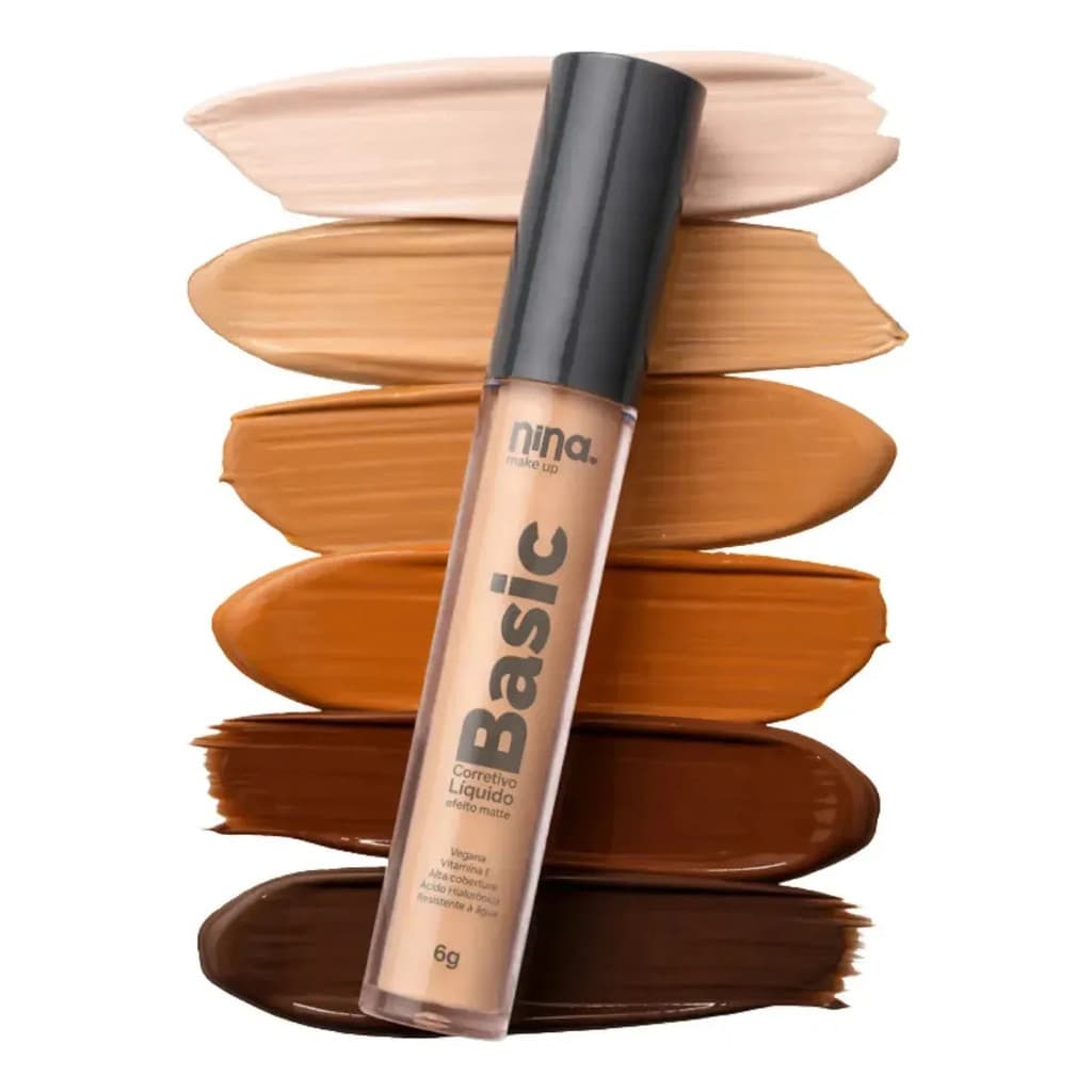 Corretivo Líquido Basic By Nina Makeup