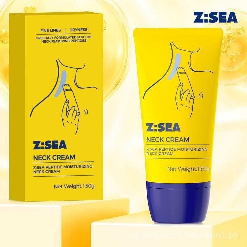 Creme Firmador para Pescoço Z:SEA, adequado para pele flácida, um creme firmador e lifting para o pescoço, creme hidrata