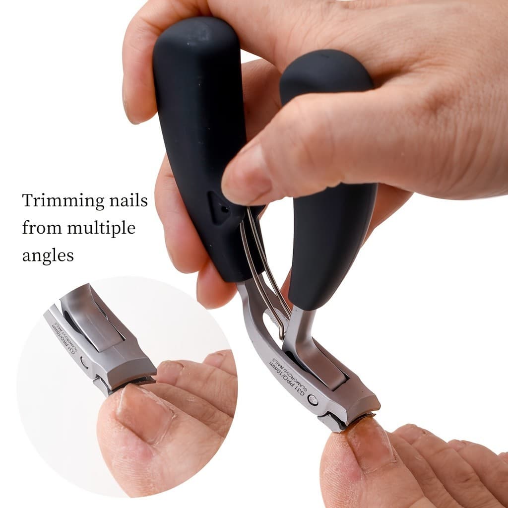 Cortador De Unhas Premium G31 De 1 Peça , Design De Estilo Moderno , Usando Lâmina De Aço Inoxidável , Borda Côncava , A