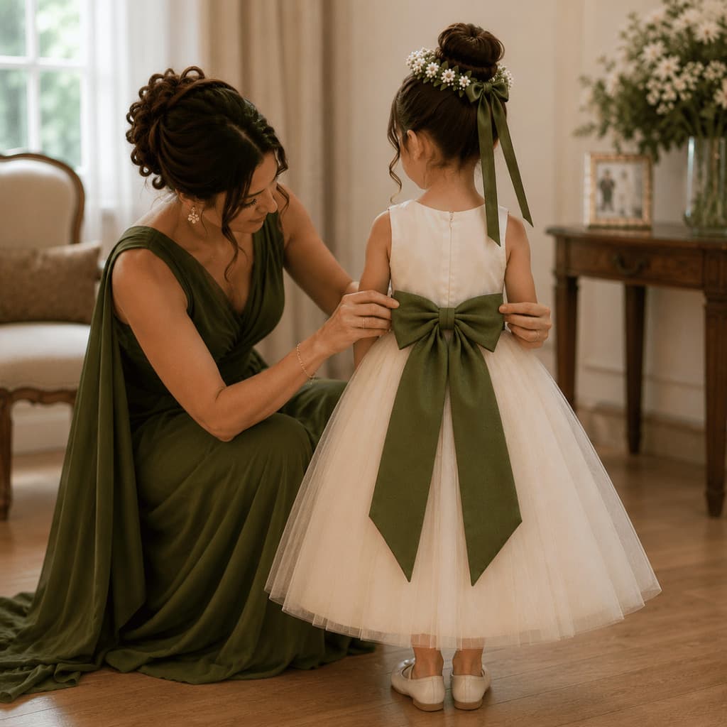 Laço Faixa Cintura Para Daminha ou Florista Casamento