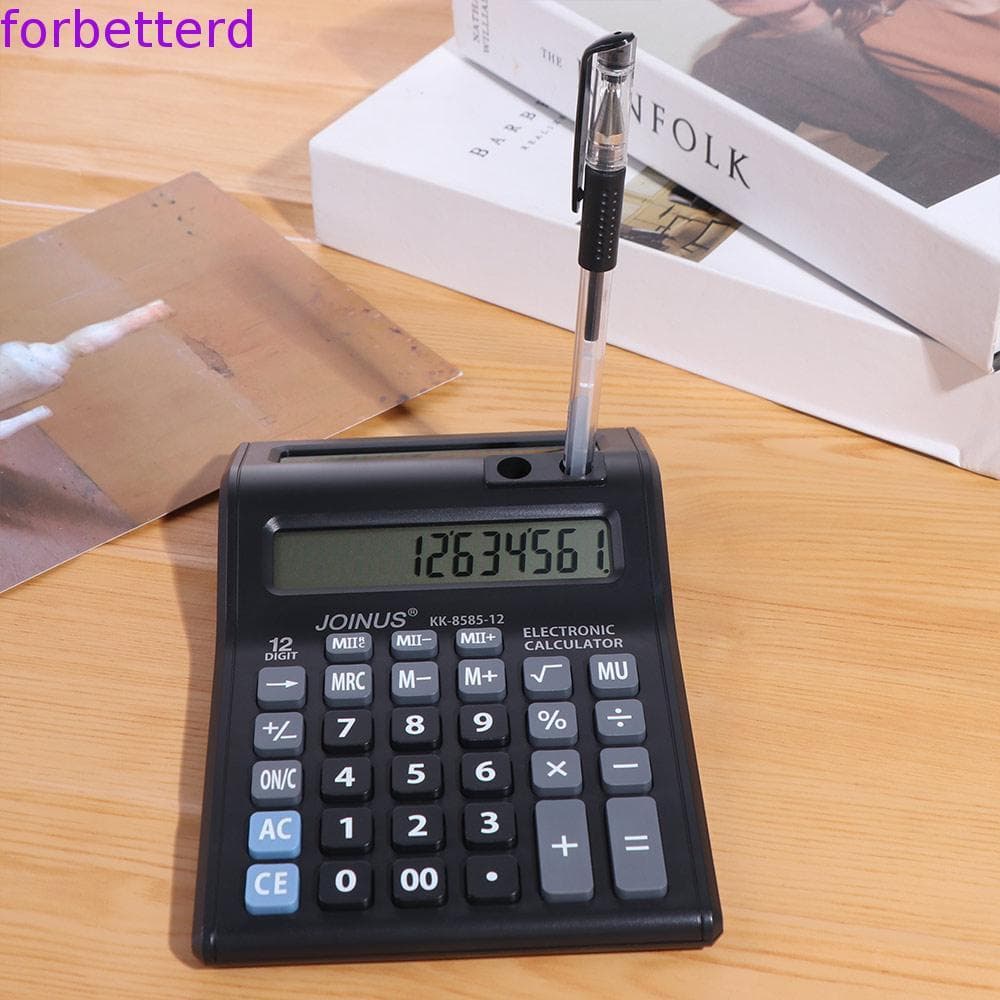 Calculadora De 12 Dígitos , Mecânica De Tela Grande Dupla Financeira Prática