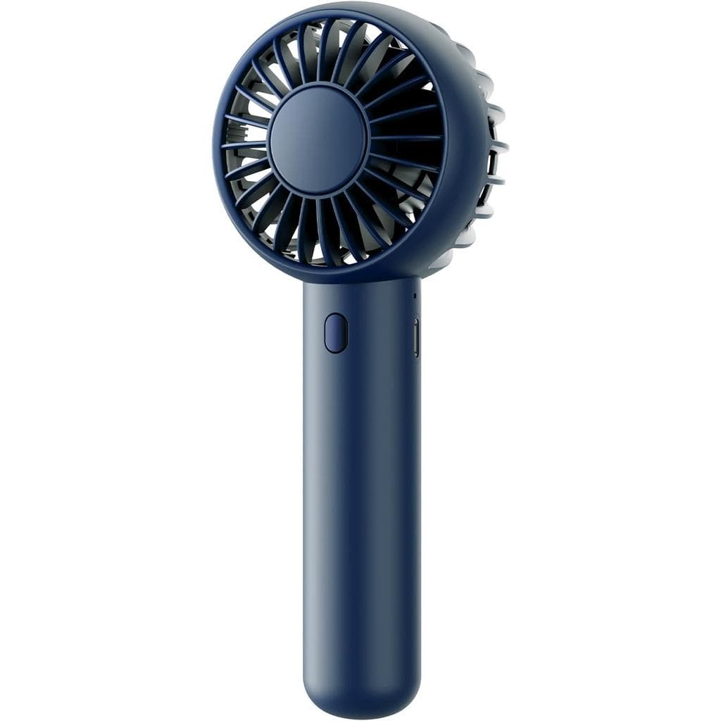 Ventilador Portátil Mini Gaiatop, Azul Marinho, Design Fofo, Vento Potente, Portátil e de Mesa, Bateria Recarregável JXC