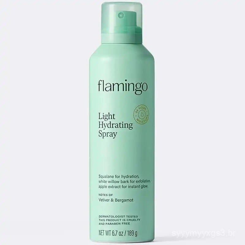 Spray Hidratante Flamingo Light para Reparação e Hidratação da Pele - Fórmula Nutritiva com Extrato de Papaia e Óleo de