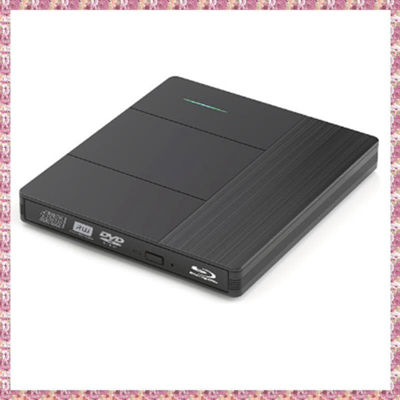 (Zsqa) Gravador Portátil Blu-Ray DVD Burner Unidade Óptica Externa