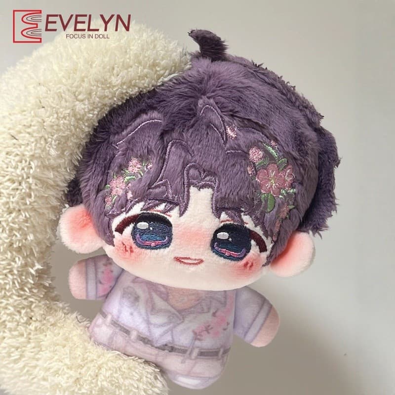 Evelyn Love and Deepspace 10CM Xavier Zayne Rafayel ralayo Sylus Caleb Flores Anime Jogo Brinquedo De Pelúcia Plushies B