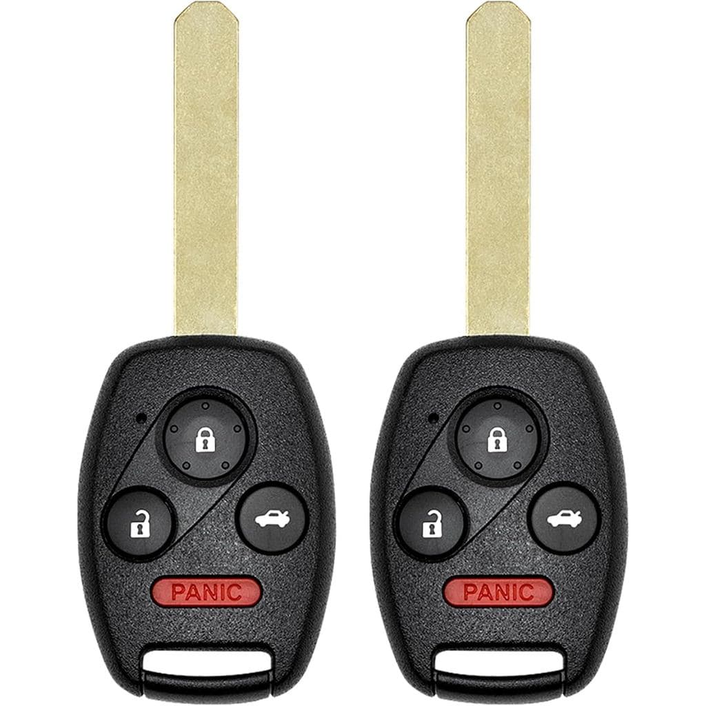 Controle Remoto de Substituição Vurkcy para Honda Civic EX Si Hybrid 2006-2013, N5F-S0084A N5F-A05TAA, 4 Botões, 2 Peças