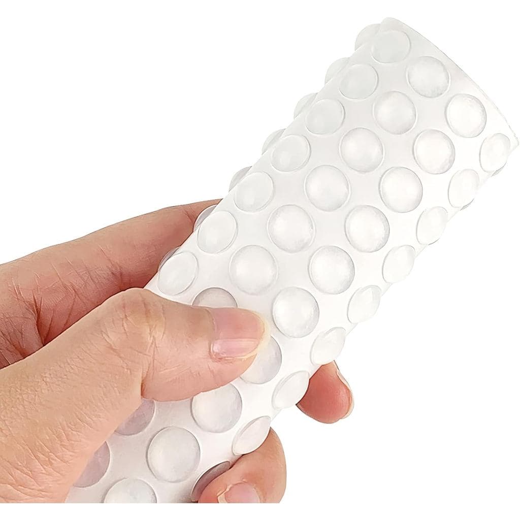Amortecedores para Portas de Armário, Pacote com 200 Unidades, Transparentes, 10mm, Silicone Autoadesivo, Anticolisão, A