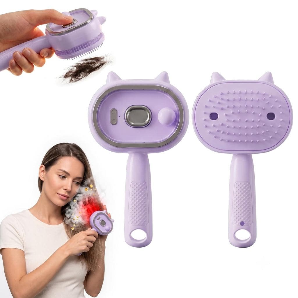 Escova de Massagem com Almofada de Ar Elétrica, 5 em 1, Recarregável, para Massagem do Couro Cabeludo, Desembaraçar, Ali