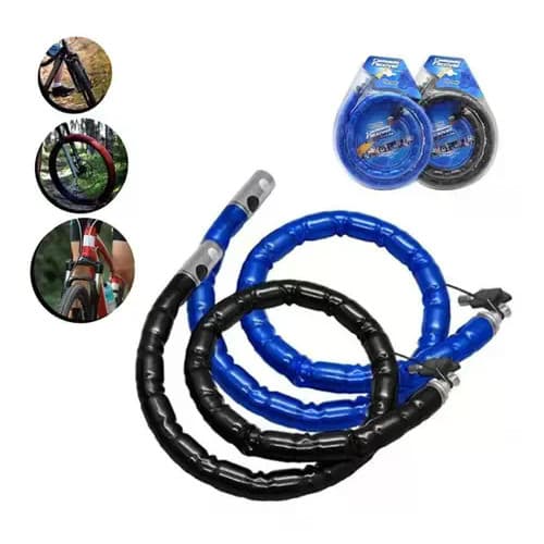 Cadeado Articulado Western Tm-40 Antirroubo Para Bicicleta E Moto