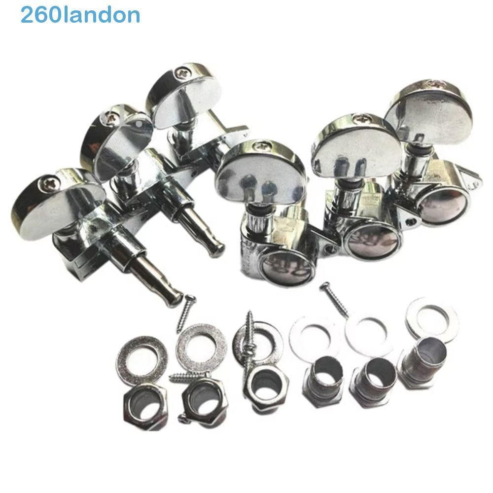Conjunto De Teclas De Afinação De Guitarra Elétrica LANDON 6 Unidades , 3 Esquerda/Direita | Pegs Cordas Heads