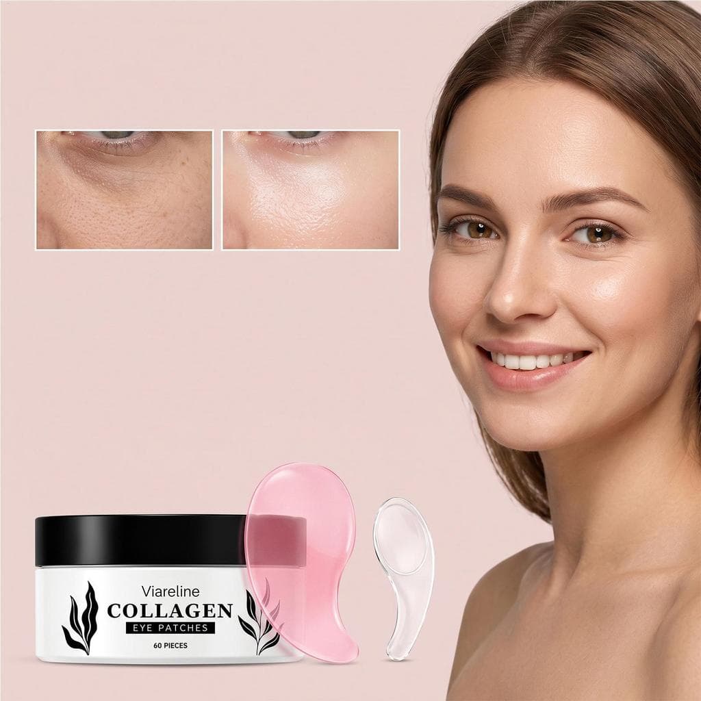 Patches Para Os Olhos Olheiras , 60 Peças , Folhas De Gel Hidratante , Adesivos , Iluminando O Inchaço Dos , haruamy