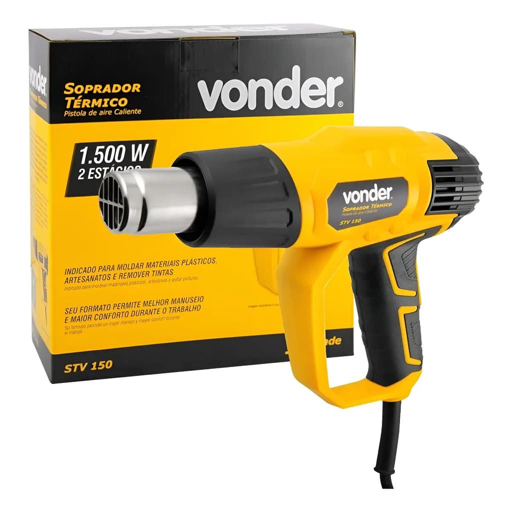 Soprador Térmico Vonder STV150 110V ou 220V Com 4 Bicos