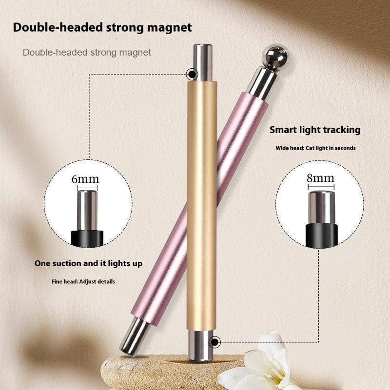 Areddy Dupla Extremidade Magnética Olho De Gato Prego Magnético Sti Com Bolas De Aço Super Forte Gel Polonês Ímã Caneta