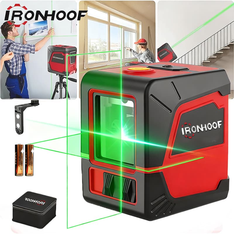 Nivel A Laser 2 Linhas Verde 20m Profissional Autonivelante