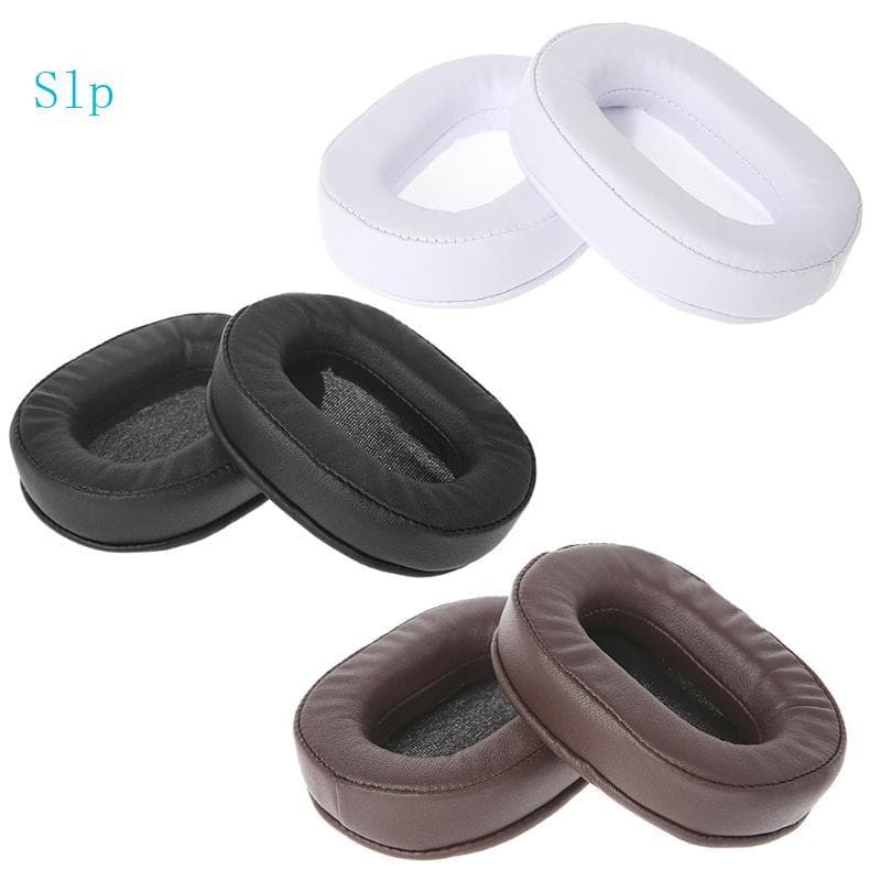 Slp Almofadas De Ouvido De Couro Macio Para ATH-MSR7 M50X M40X M50SFPRO5 Fone Espuma De Memória Facilmente Substituído A