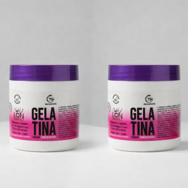 2 Gelatinas capilar condicionante para crespos/cacheados (uso adulto e infantil) 500g- LGN Cosmétics