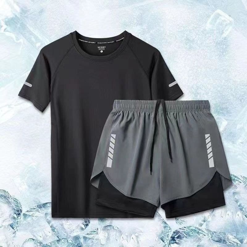 Maiô masculino terno surf protetor solar primavera quente Boxer troncos de natação lazer esportes Anti-reflexo três